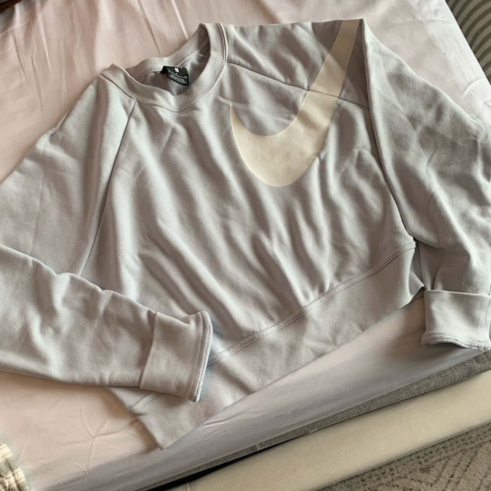 Cropped bike dri-fit sweatshirt